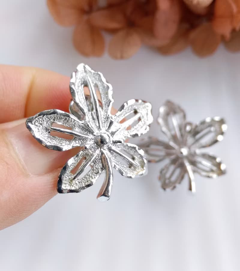 Vintage Jewelry 西洋古董飾品 SARAH COV  Ivy系列 夾式耳環