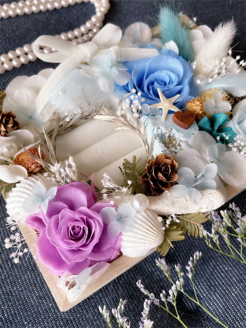 【精緻戒指盒】 結婚/求婚/紀念日 【附香薰石片】