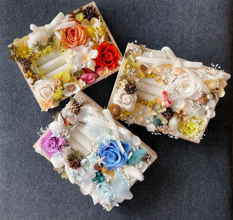 【精緻戒指盒】 結婚/求婚/紀念日 【附香薰石片】