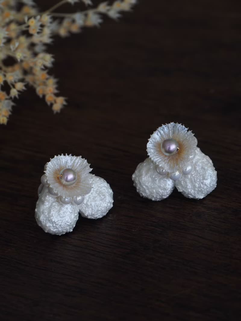 果實羽翼 耳環 / 耳夾