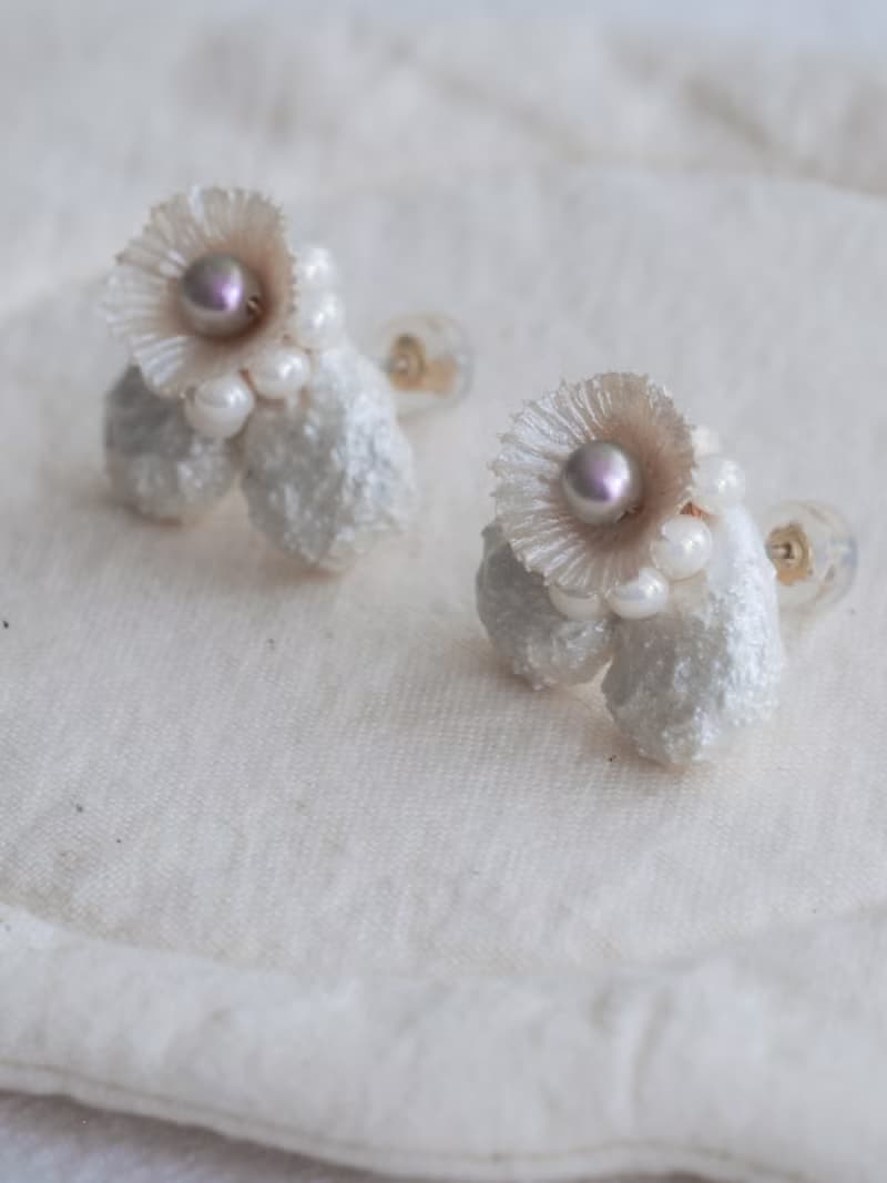 果實羽翼 耳環 / 耳夾