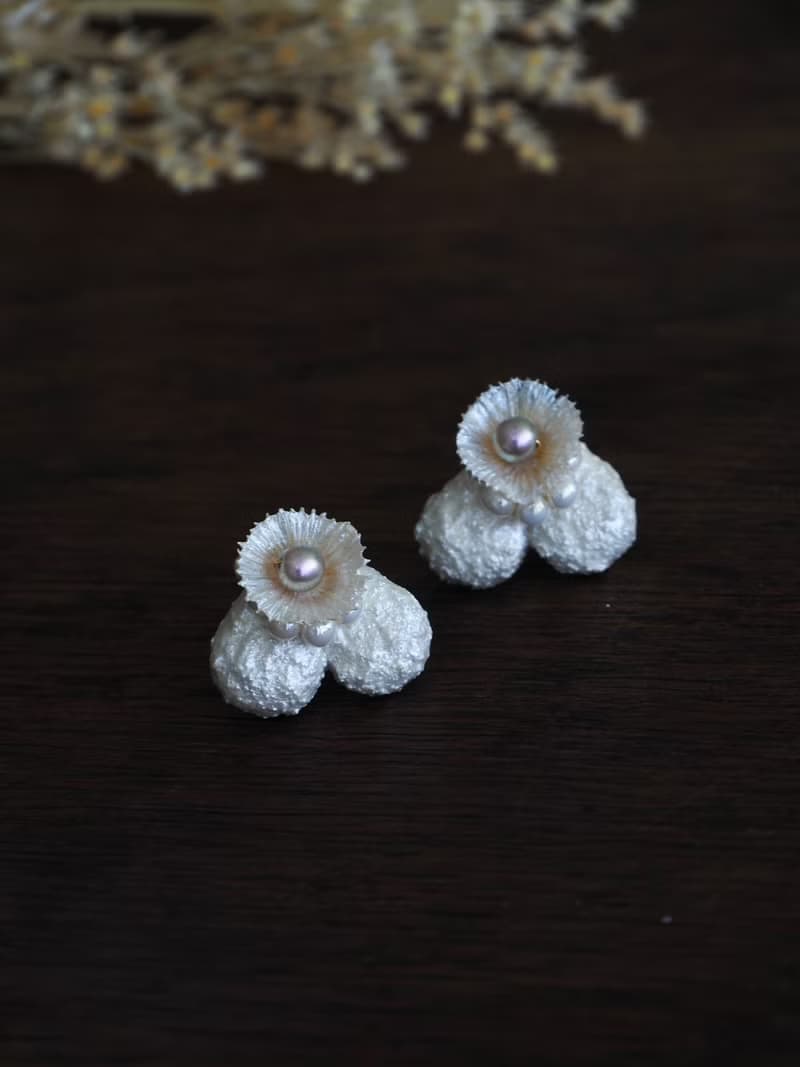 果實羽翼 耳環 / 耳夾