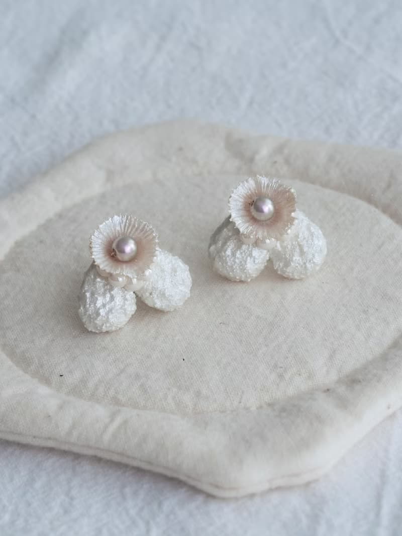 果實羽翼 耳環 / 耳夾