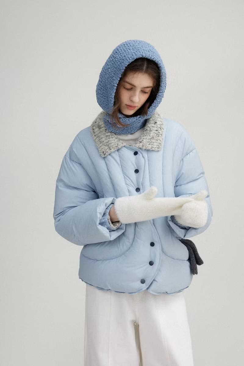 冰島Iceland 復古貝殼設計感輕盈羽絨服