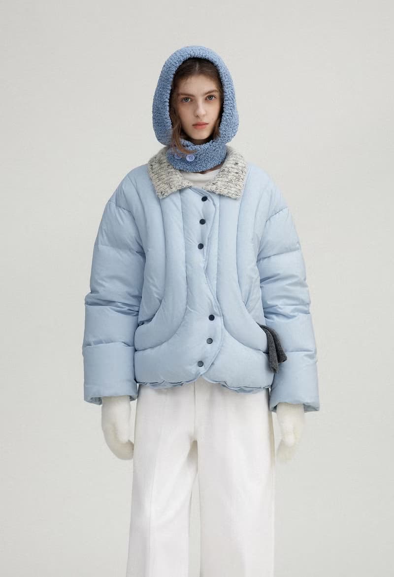 冰島Iceland 復古貝殼設計感輕盈羽絨服