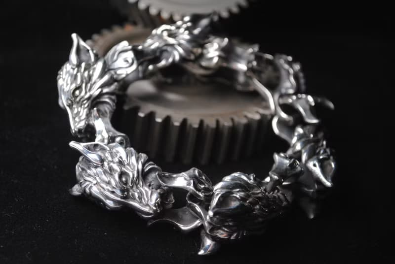 Alarein /手作銀飾/九週年紀念作品/手鍊/虎狼鍊