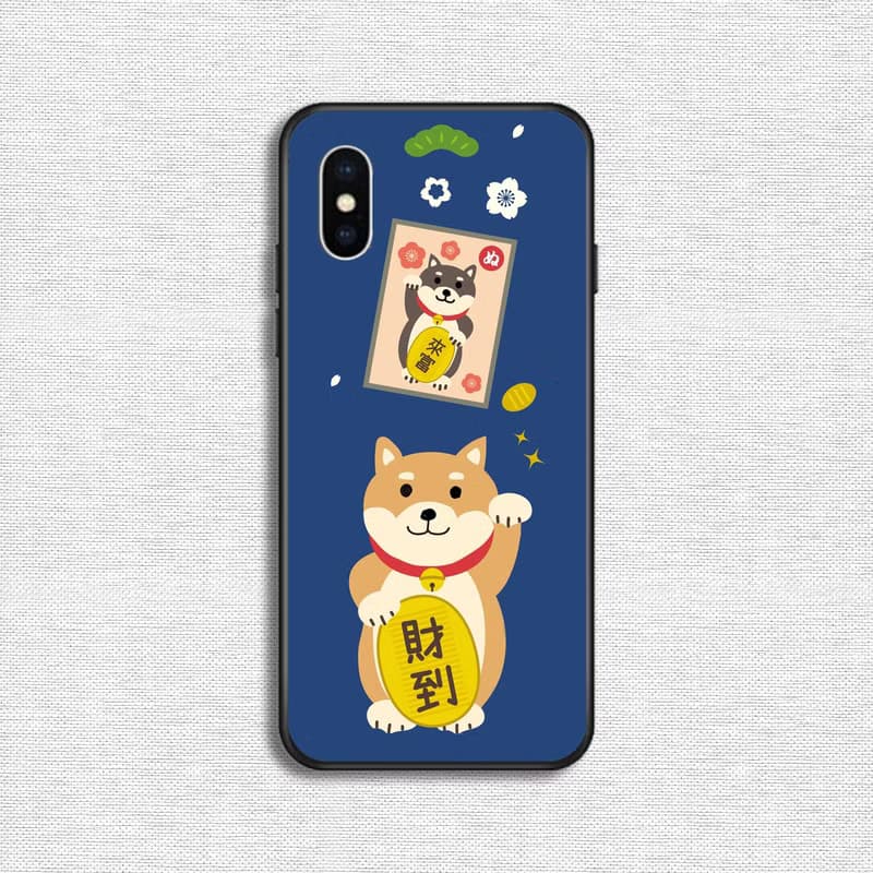 柴犬 手機殼 招財