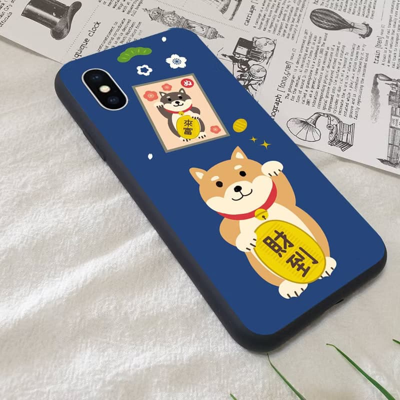 柴犬 手機殼 招財