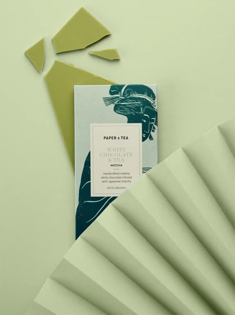 茶浸巧克力 – 抹茶白巧克力