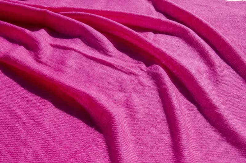 喀什米爾Cashmere/羊絨圍巾/純羊毛圍巾披巾/戒指絨披肩-玫瑰亮粉