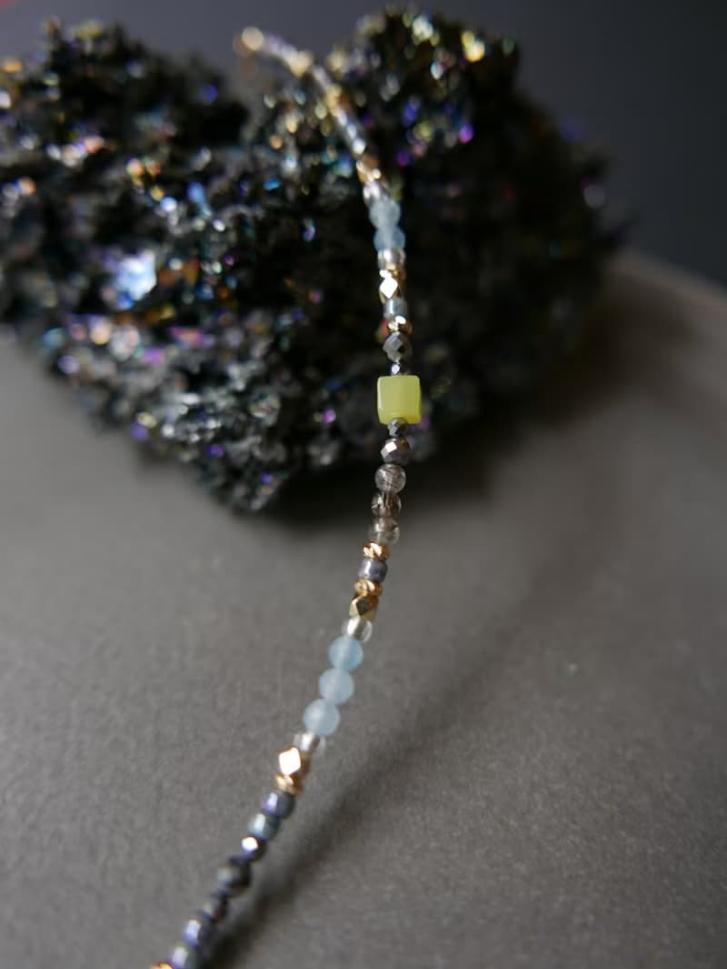 天然石手鍊/檸檬玉/海藍寶