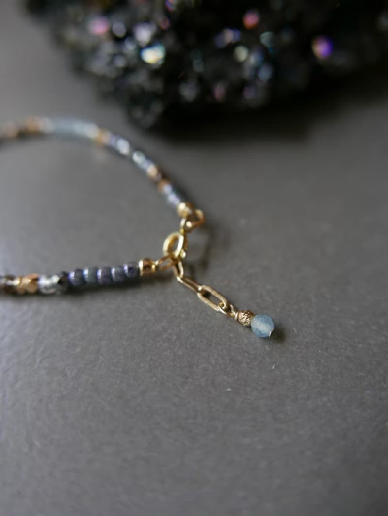 天然石手鍊/檸檬玉/海藍寶