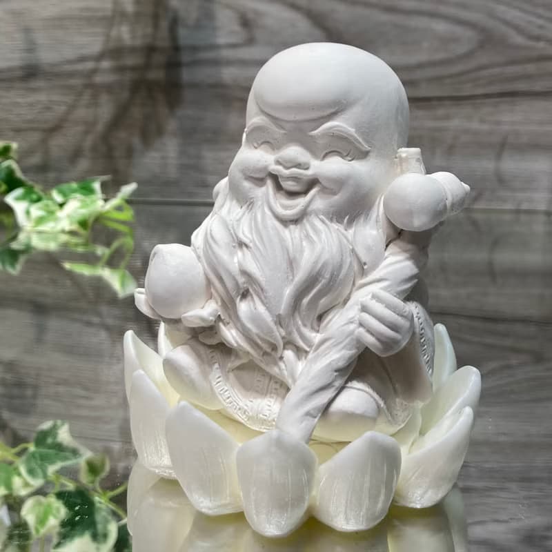 南極仙翁 蓮花座 珪藻擴香石家飾 Q版公仔 吸濕防潮