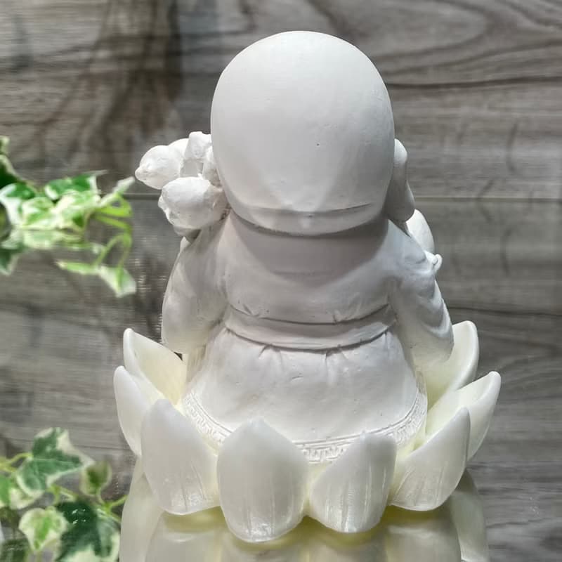 南極仙翁 蓮花座 珪藻擴香石家飾 Q版公仔 吸濕防潮