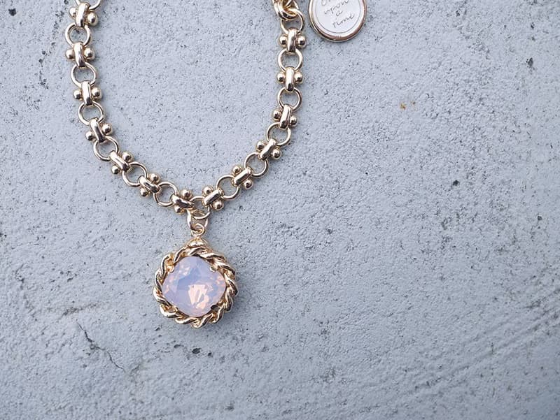 Rhombus Lady - 粉蛋白  *手鍊