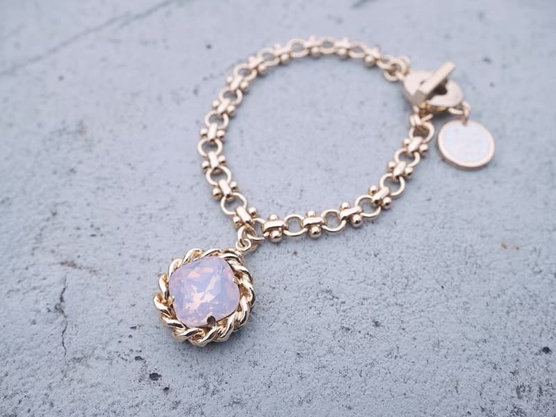 Rhombus Lady - 粉蛋白  *手鍊