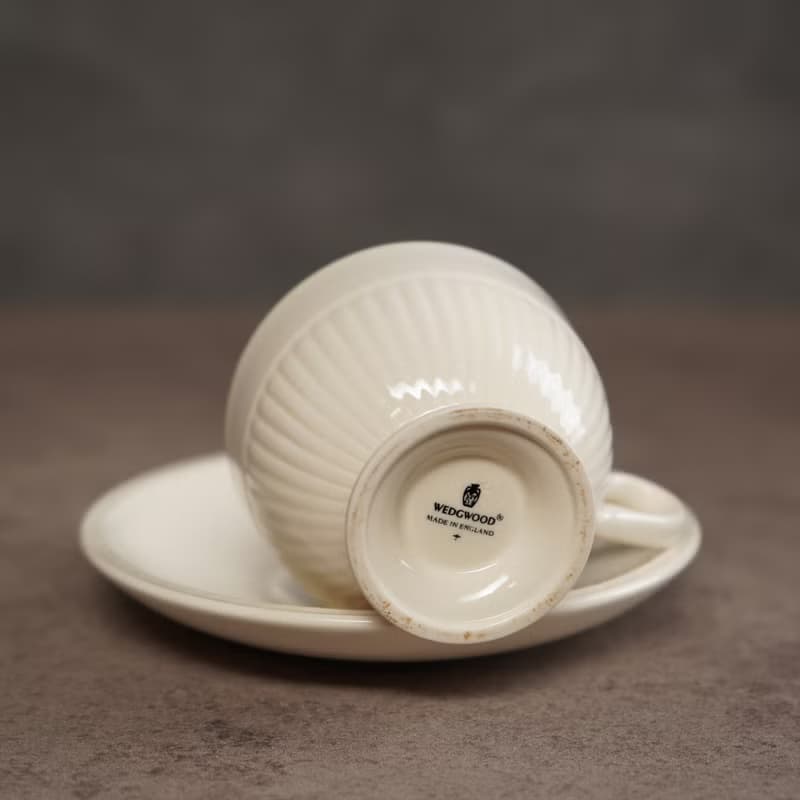 英國Wedgwood Queen's Ware經典Edme系列茶杯/咖啡杯組