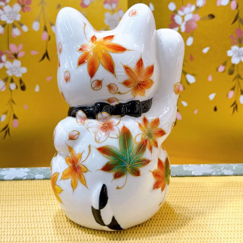 【塔映福緣】日本清水燒招財貓 | 京都 五重之塔 - 文化遺產