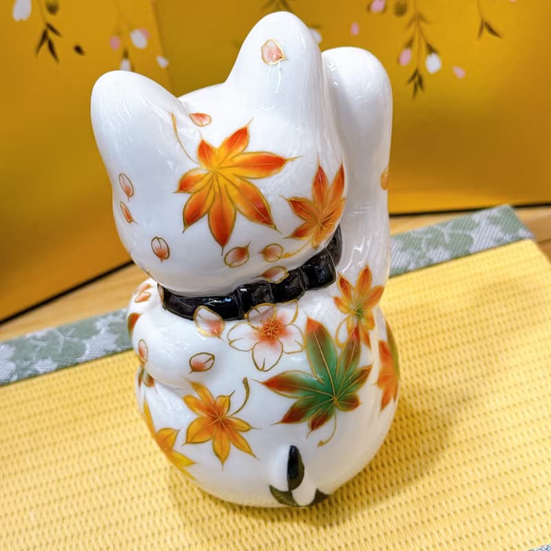 【塔映福緣】日本清水燒招財貓 | 京都 五重之塔 - 文化遺產