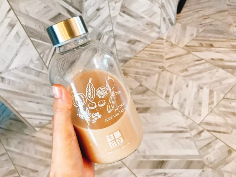 大目玻璃瓶 /650ml-附高磅數棉麻提袋