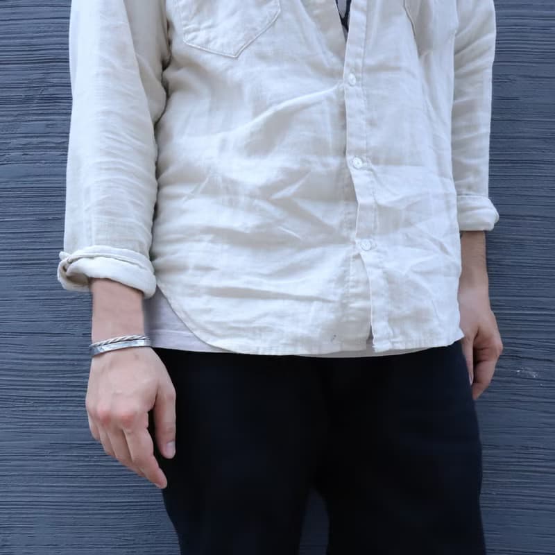 錫×銀手鐲 錘鐵手鐲