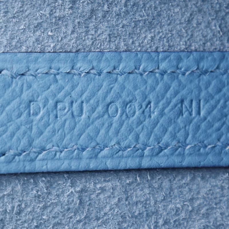 【日本直送】エルメス HERMES ピコタンロックMM ハンドバッグ トレサージュ ヴォーエプソン 水色 D レディース【中古】