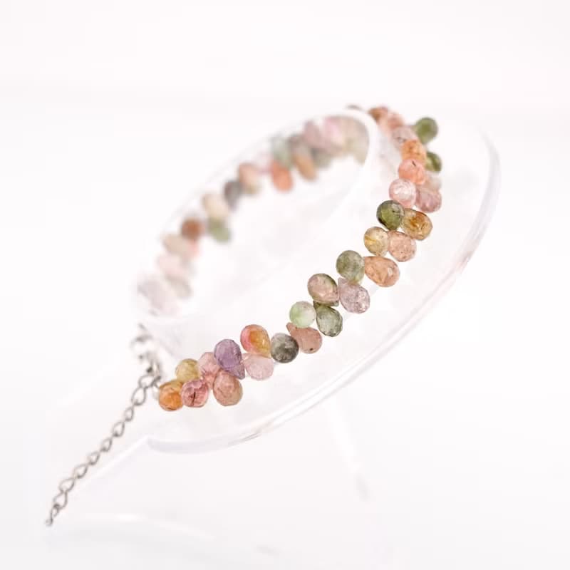 寶麗金珠寶-天然彩色碧璽手鍊