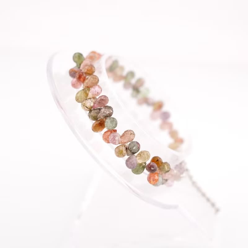 寶麗金珠寶-天然彩色碧璽手鍊