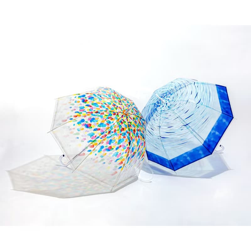 【YOU+MORE!】青森傳統工藝-津輕琵琶風鈴透明雨傘