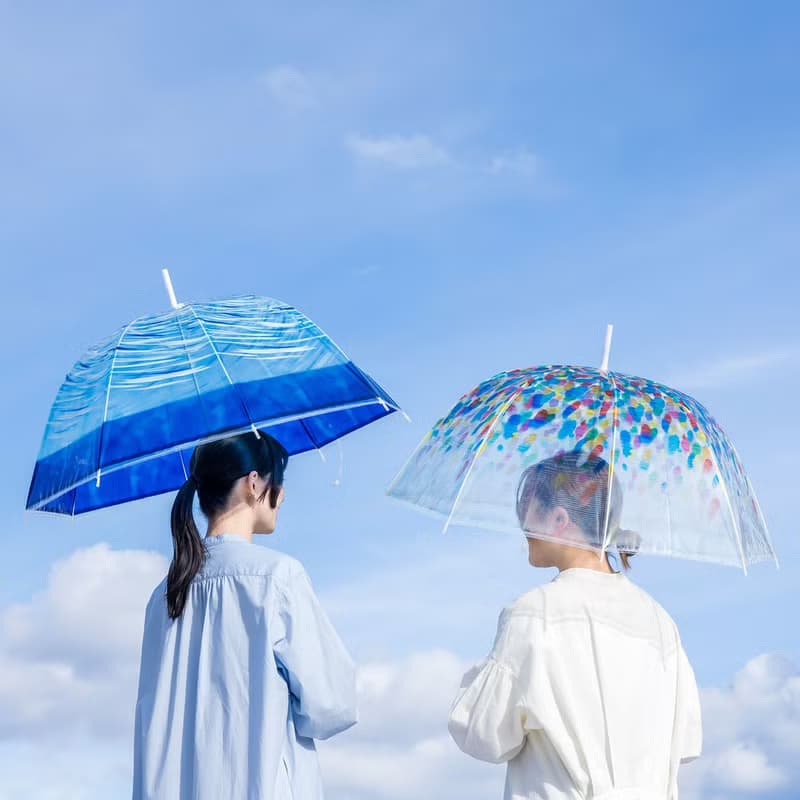 【YOU+MORE!】青森傳統工藝-津輕琵琶風鈴透明雨傘