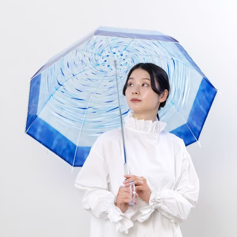 【YOU+MORE!】青森傳統工藝-津輕琵琶風鈴透明雨傘