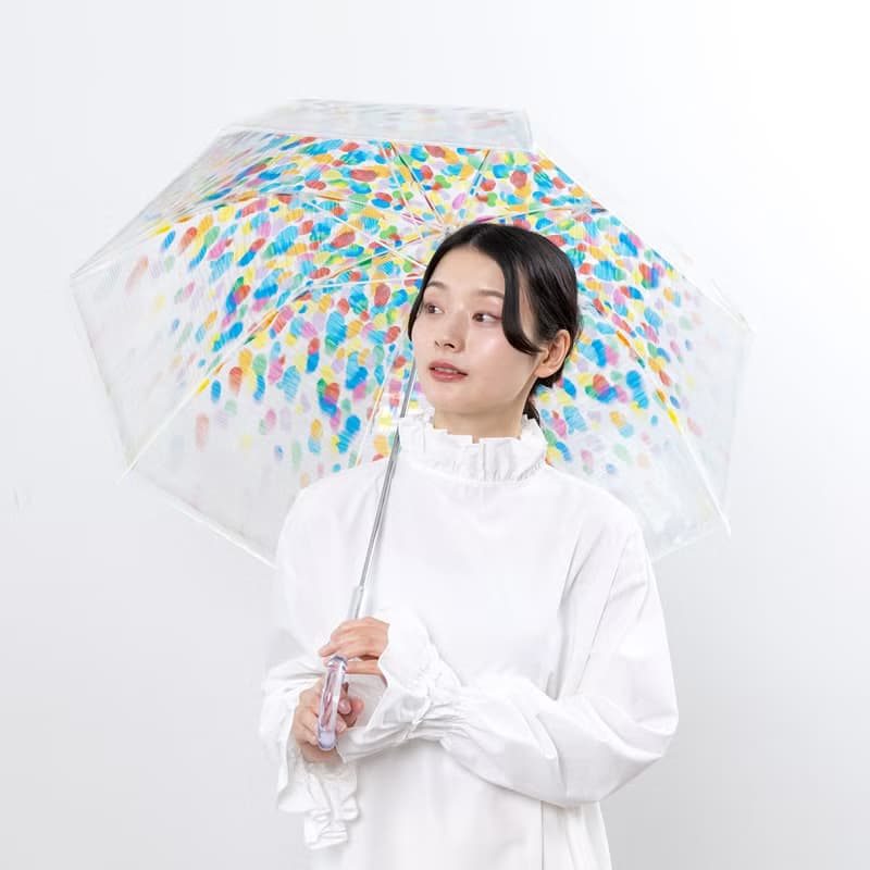 【YOU+MORE!】青森傳統工藝-津輕琵琶風鈴透明雨傘