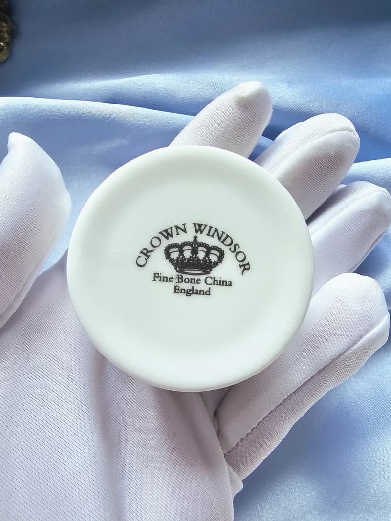 英國製蘇格蘭紫薊小珠寶盒/藥盒/vintage西洋古董飾品