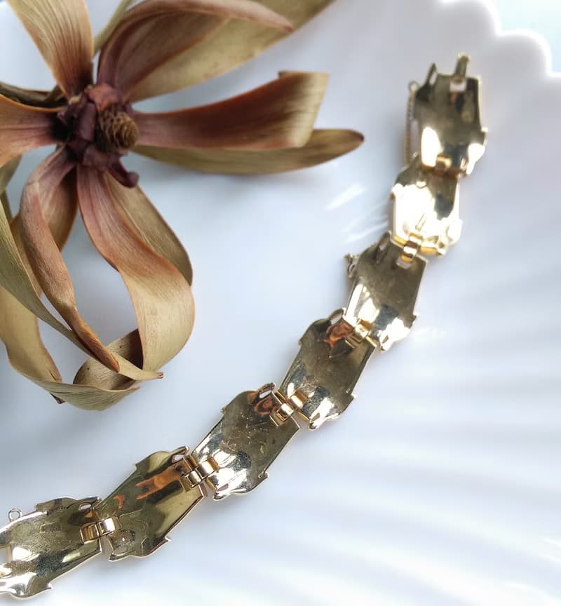 Vintage Jewelry 西洋古董飾品 Trifari Garden of Eden 手鍊
