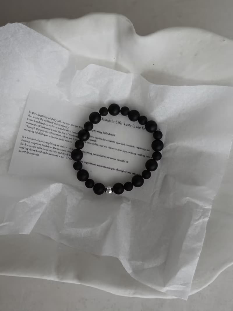 Zhu.handcrafted__Silent Guard__純銀/黑瑪瑙