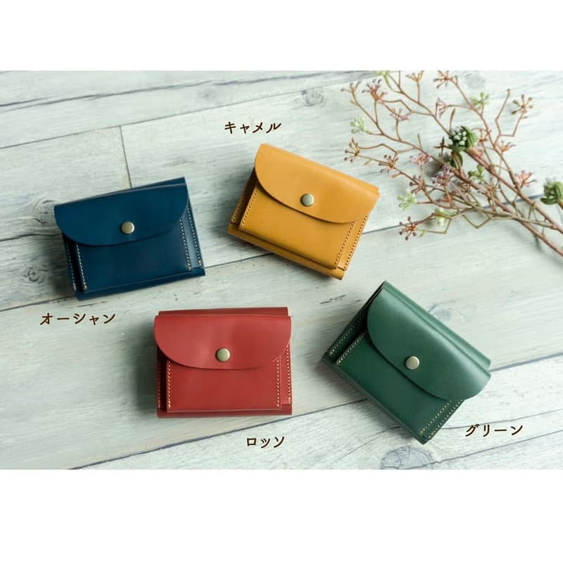 コンパクト 財布 【ITALIAN-simple-】 本革 イタリアンレザー 財布 コンパクト HH10K