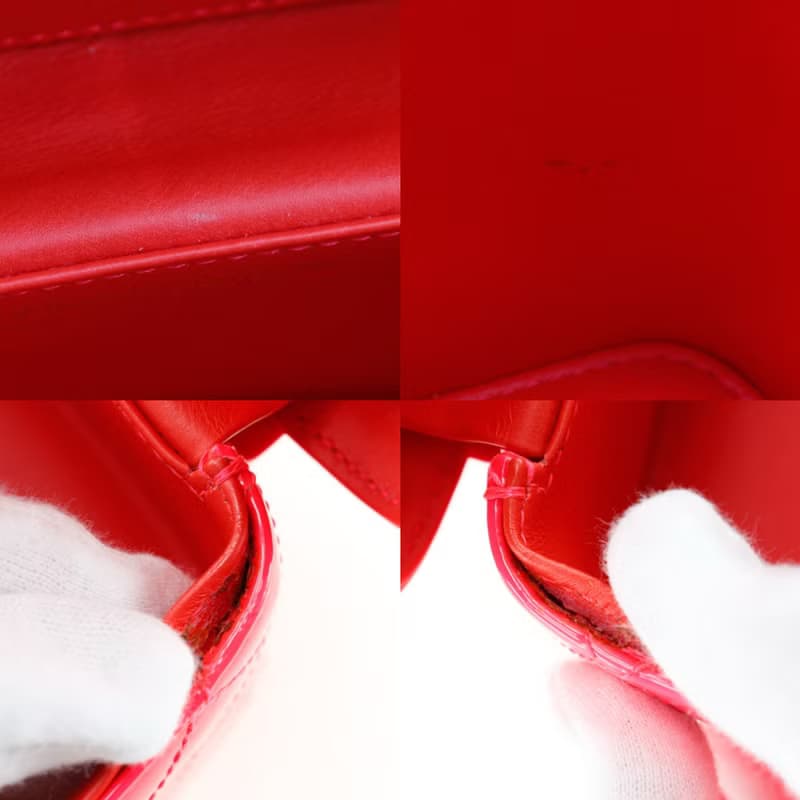 【日本直送】シャネル CHANEL バニティ ハンドバッグ マトラッセ パーティーバッグ  × パテントレザー ピンク レディース【中古】