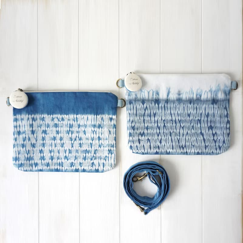 S.A x 藍染側背包/斜背包 Ink Painting/ Macaron/ Spruce Forest