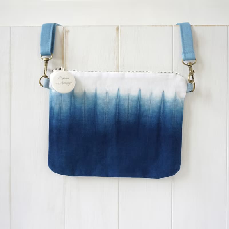 S.A x 藍染側背包/斜背包 Ink Painting/ Macaron/ Spruce Forest