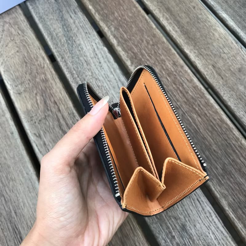 Coin zip purse /Black