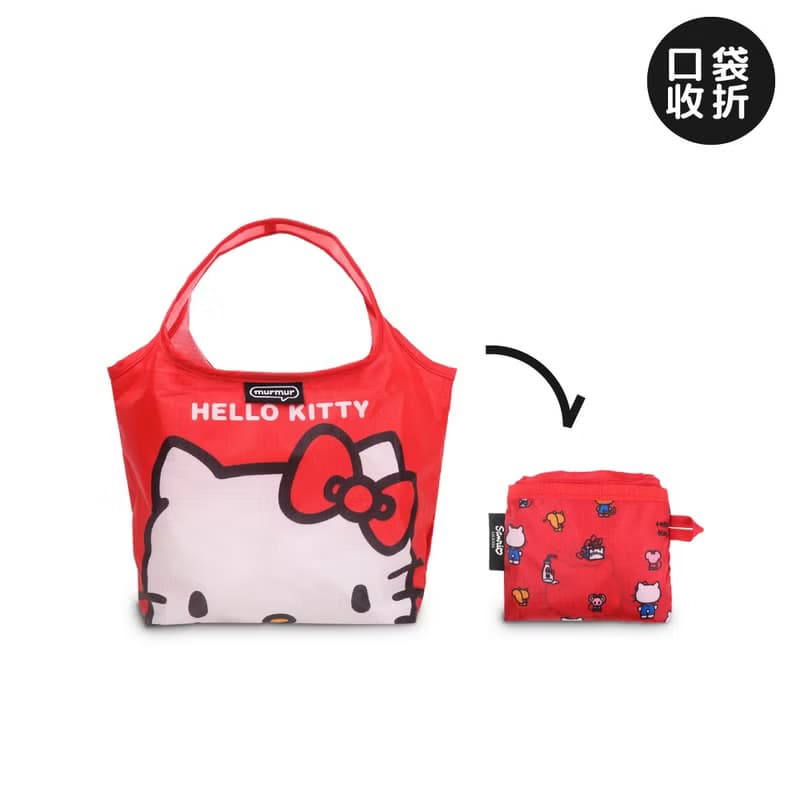 murmur餐餐袋|hello kitty 經典紅|3way小提袋推薦