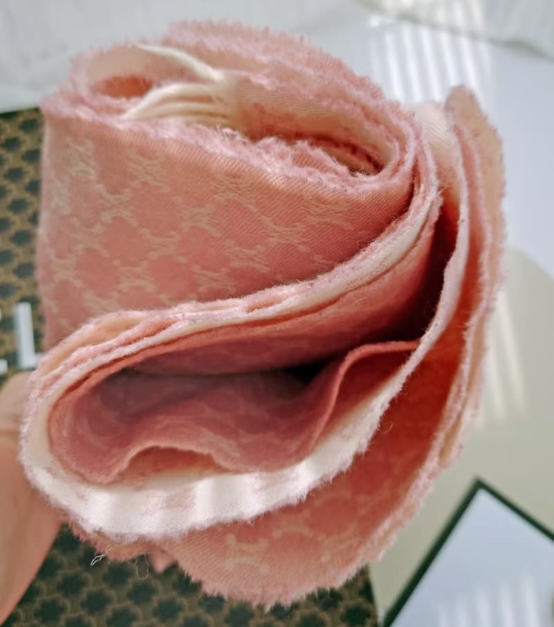 中古孤品 CELINE 老花凱旋門 羊毛 毛毯蓋毯頸巾圍巾領巾圍脖披肩