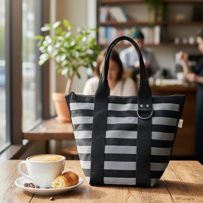 台灣LV-微笑水桶包(黑白紋)