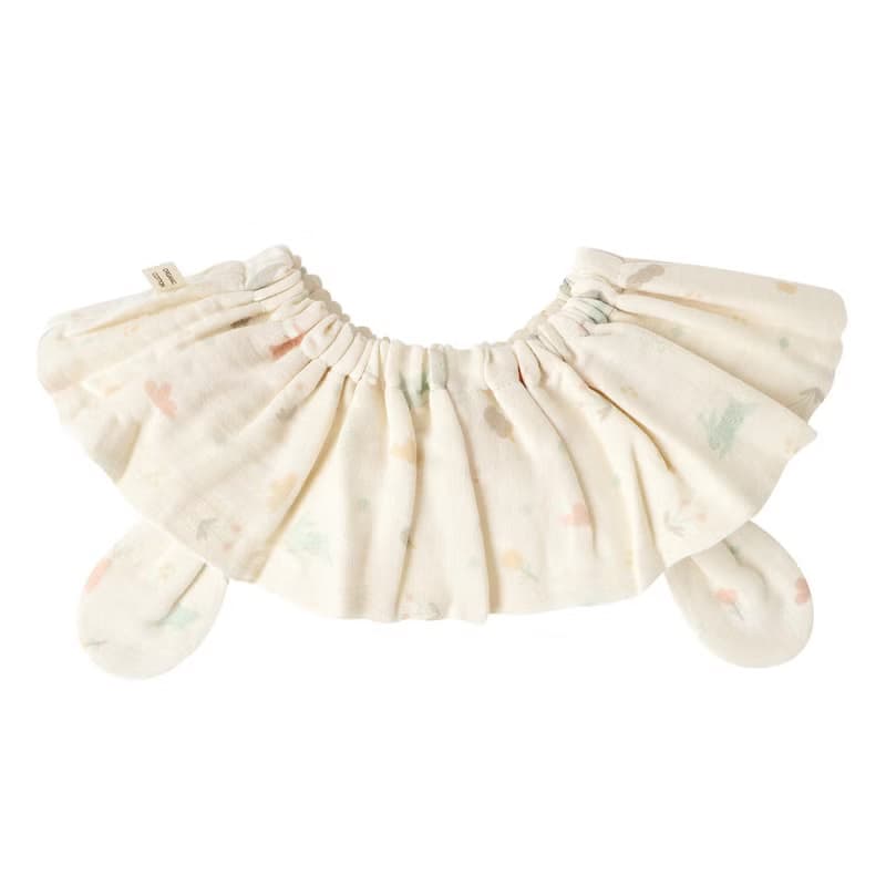 【SISSO有機棉】哈囉森林小兔紗布轉圈圈圍兜