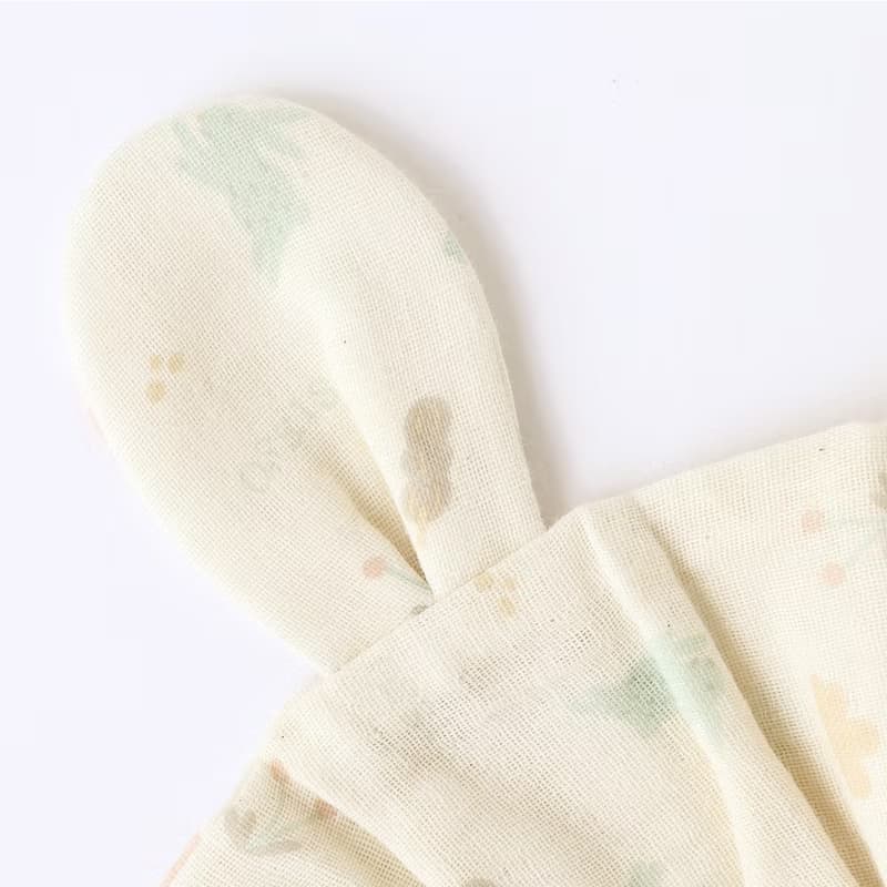 【SISSO有機棉】哈囉森林小兔紗布轉圈圈圍兜