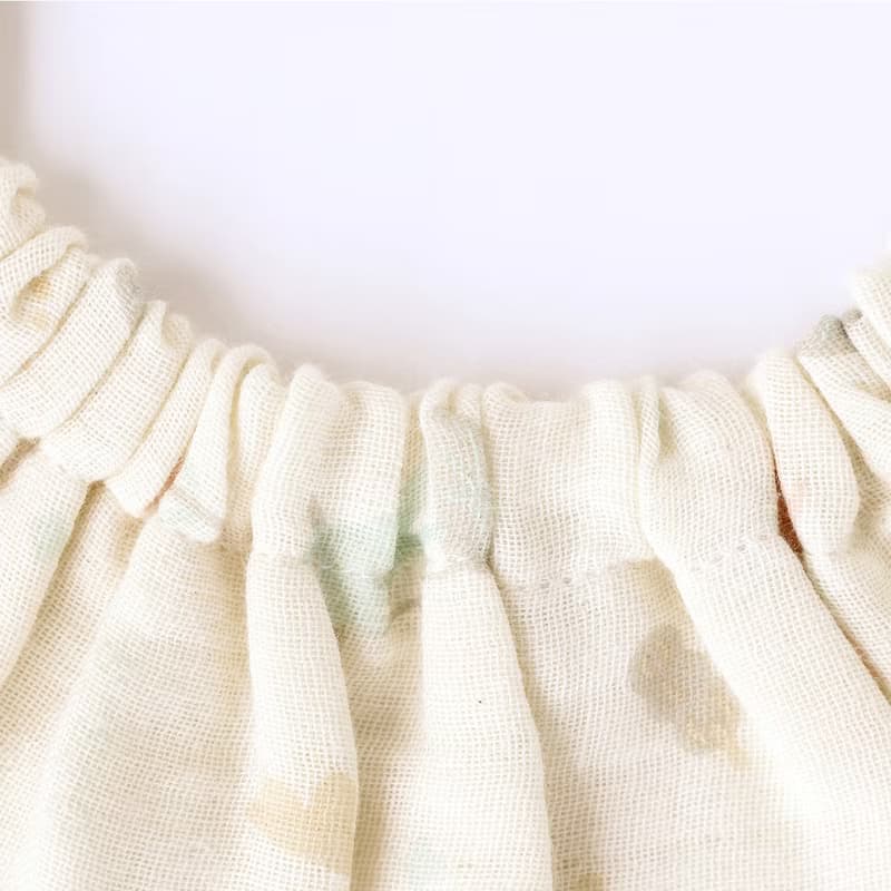 【SISSO有機棉】哈囉森林小兔紗布轉圈圈圍兜