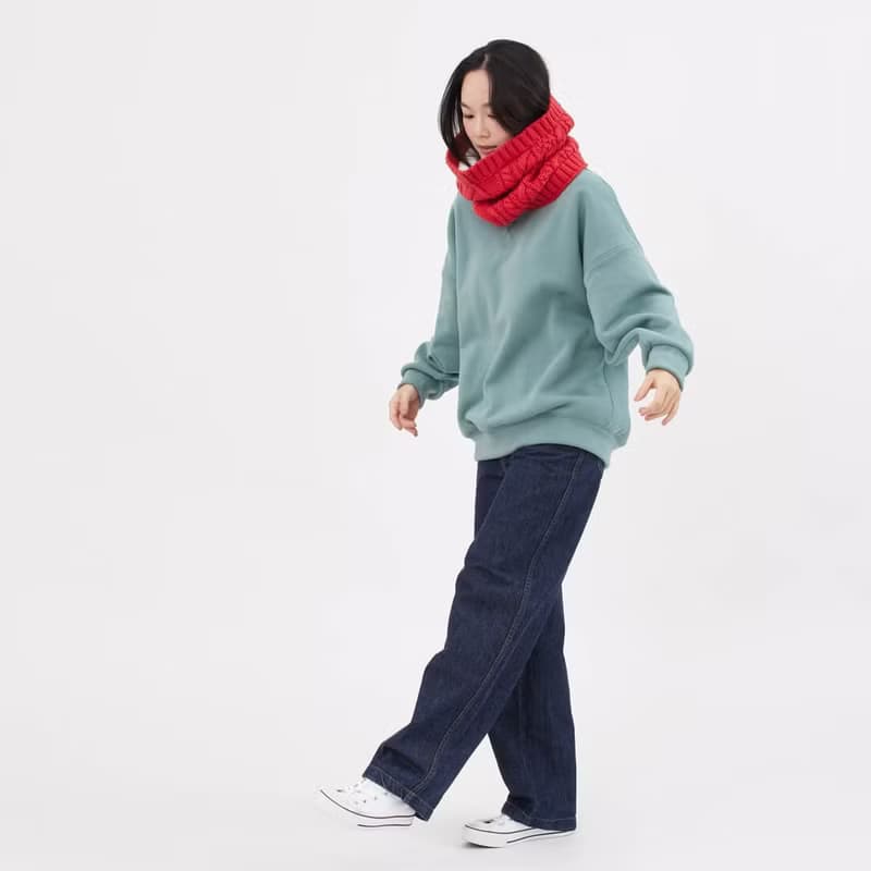 Lulu麻花抓毛絨保暖脖圍圍巾 【寒流保暖對策】