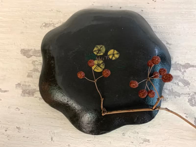 祕密花園陶製花形盤_陶器餐盤