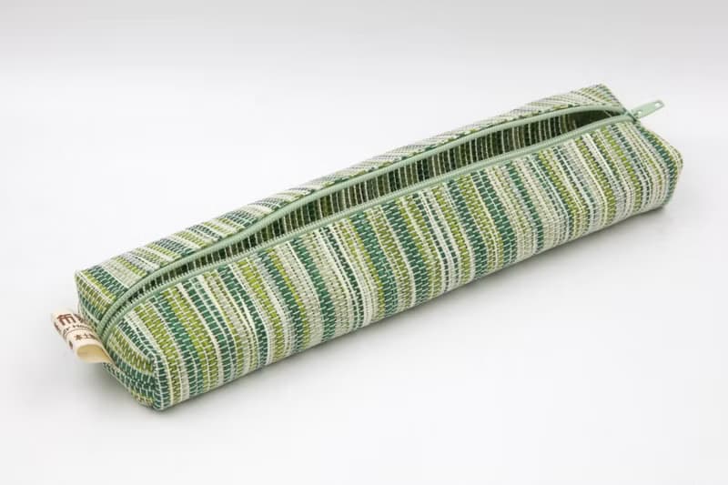 【紙布家】紙線編織 大餐具袋 波紋綠