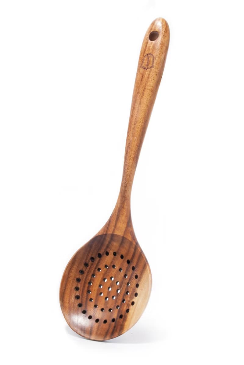 Islandoffer 島嶼製作 泰國柚木/相思木 長柄木漏匙羹(1件)